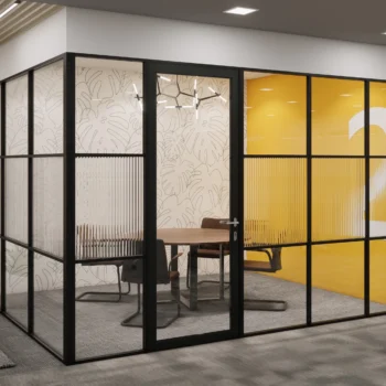 Office Glass Partition Wall Panel