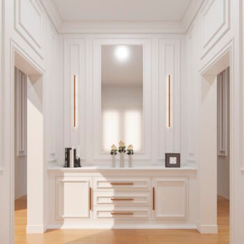 White Shaving Cabinet