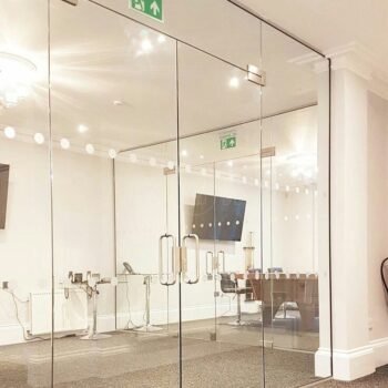 Frameless Glass Partition