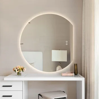 Cassandra Backlit Moon Wall LED Mirror