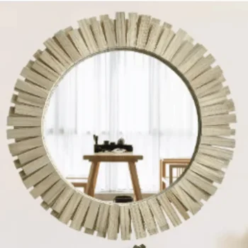 Cedric Self Paint Round Blunt Mirror