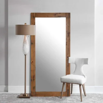 Raventree Woodgrain Nordic Rectangular Mirror