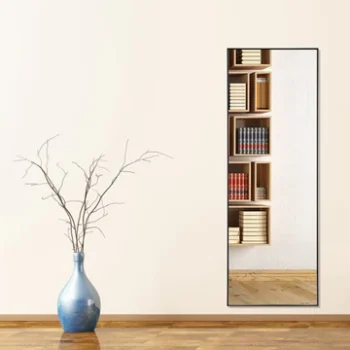Zaya Black Rectangular Classic Mirror