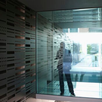 Laminated Glass Partition
