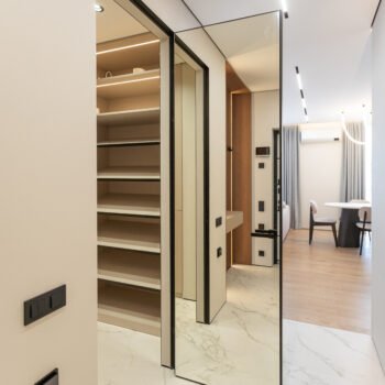 Mirror Glass Wall Panel